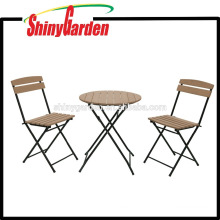 CARREFROUR polywood outdoor furniture plastic wood chair table furniture